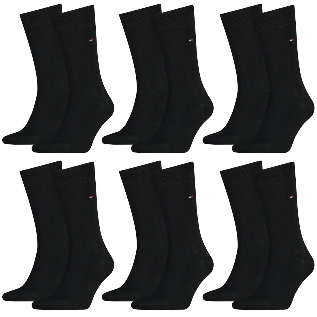 Tommy Hilfiger 12 Paar Classic Socken Gr. 39-49 Herren Business Socken