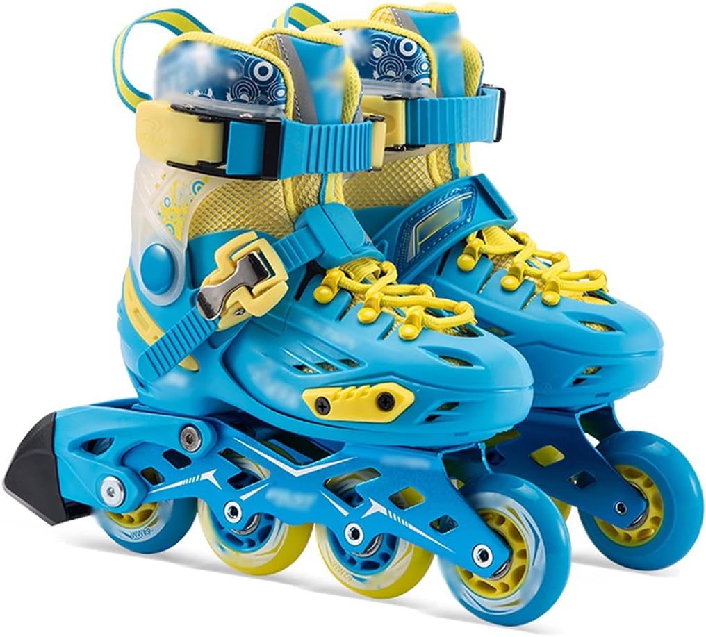 Inline Skates Inline Roller Skates, Unisex Beginner Roller Skates, 4