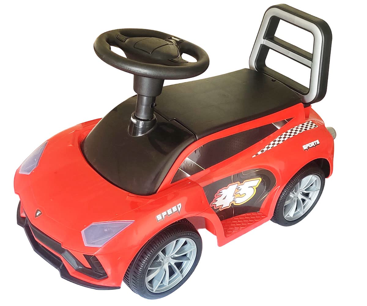 Brunte Ride on & Car for Kids with Music & Horn Steering, Push Car for Baby with Backrest, Safety Guard, Under Seat Storage & Big Wheels, Ride on for Kids 1 to 3 Years Upto 75 Kgs (B0BZC9HKDL) Amazon Price History, Amazon Price Tracker