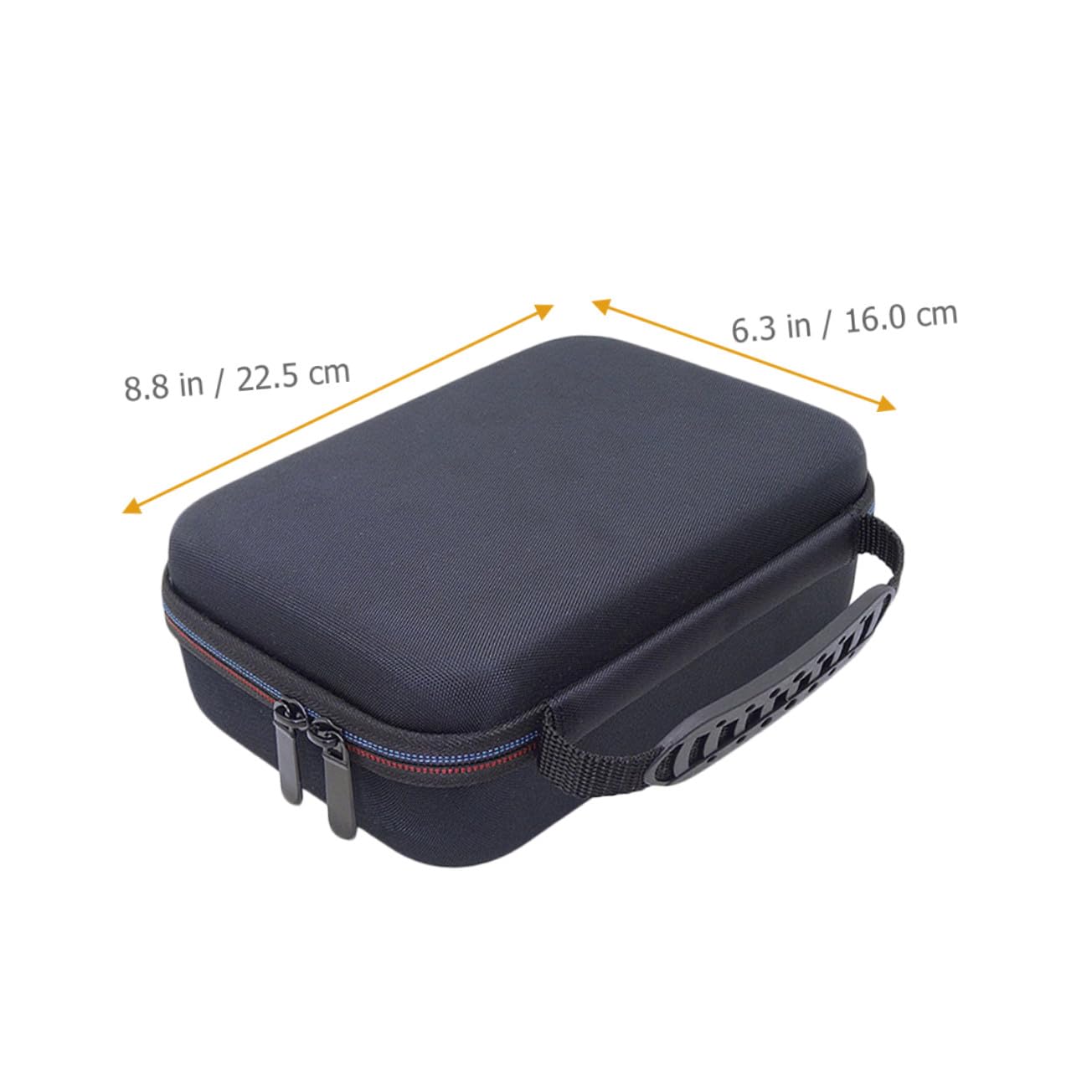Custodia Organizer per Rasoio Elettrico in Eva Nera Portatile | Uso in Viaggio e Trasferte di Lavoro, Struttura Sottile, Formato Compatto per Contenere Accessori
