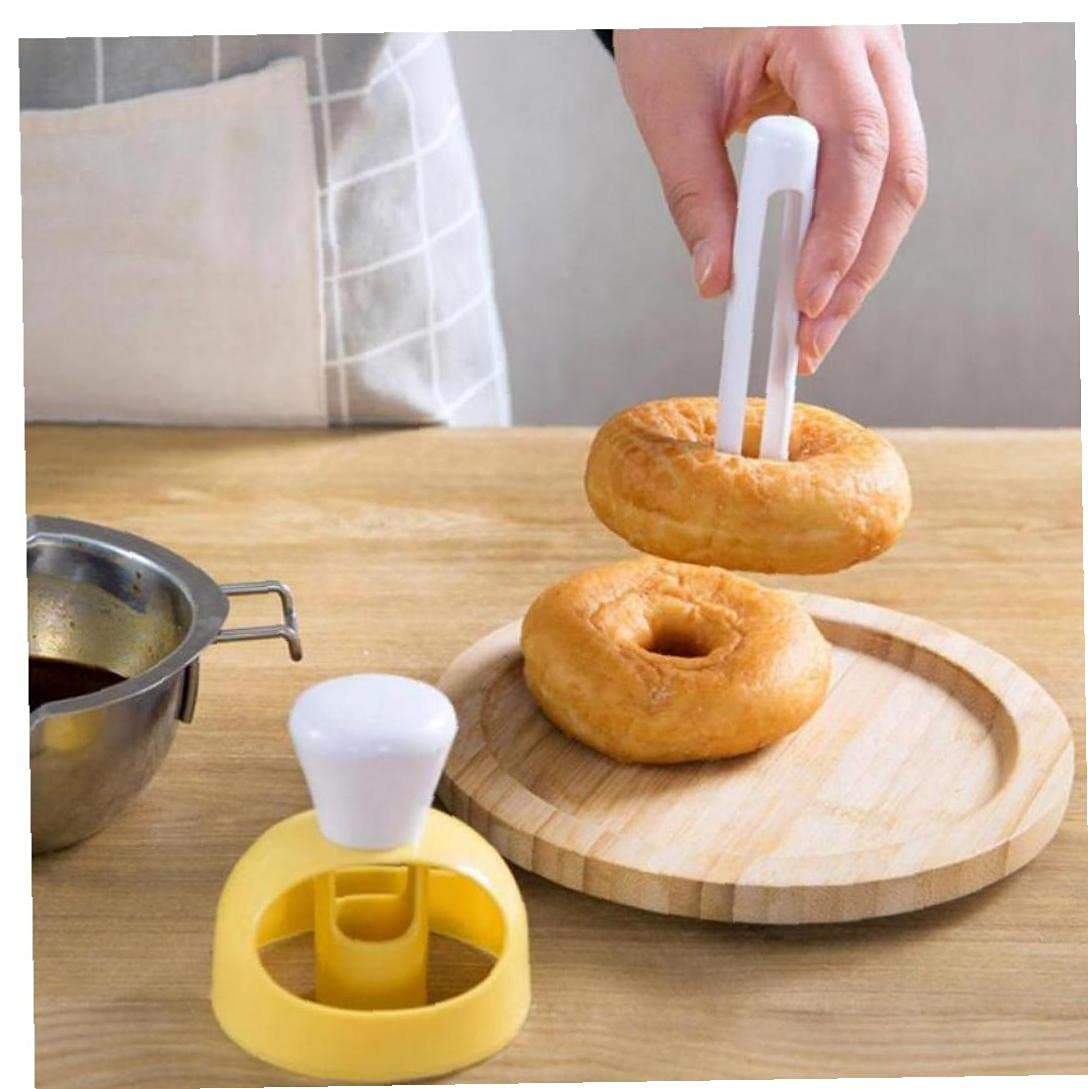 TOSSPER Doughnut Mould, Doughnut Maker Machine Desserts Pastry Bread Cutter Baking Tool for Kitchen Supplies