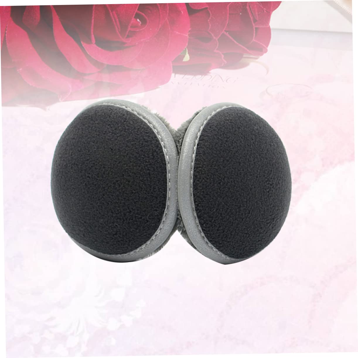 3piezas Orejeras Plegables Unisex De y Acolchadas Calentadores De Oídos Para Invierno Earmuffs Para Hombres y Mujeres Negro