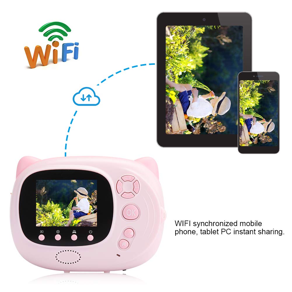 High Definition Kid Camera Cute Funny Printing for Children 2.4"