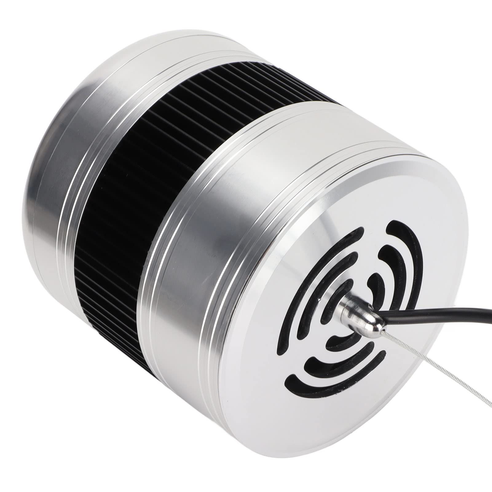 EMUKOEP Luz de Acuario de Espectro Completo, LED COB para Pecera con Carcasa de Acero Inoxidable de Metal Cepillado, Pantalla de Cuarzo de Alta Penetración para (ZY-K3 Enchufe europeo 220V)