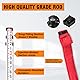 GEOLENI Aluminum Grade Rod - 10ths, With Carrying Case and Rod level (9 Foot)