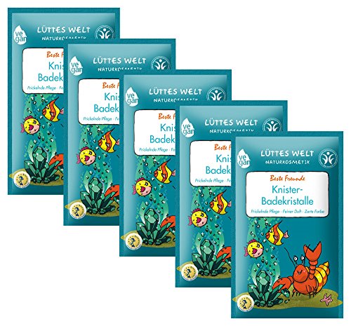 Preisvergleich Produktbild Knister-Badekristalle"Beste Freunde", 5x 80 g