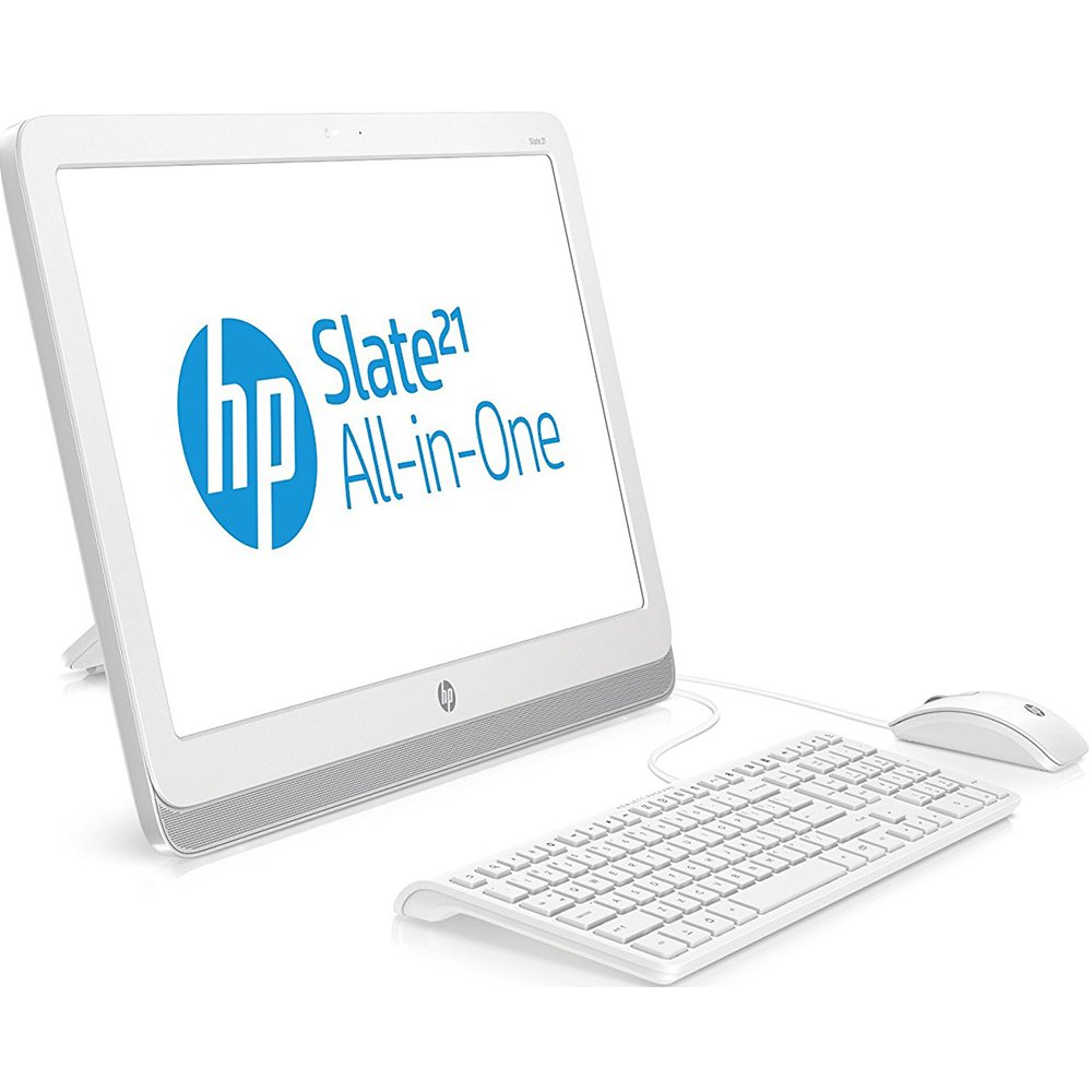 HP Slate 21-k100 Touchscreen All-in-One Desktop with NVIDIA Tegra T400 Quad-Core Processor, 1GB DDR3 Memory, 8GB Solid-State Drive, Android 4.2 Jelly Bean OS - Upgradeable to 4.4