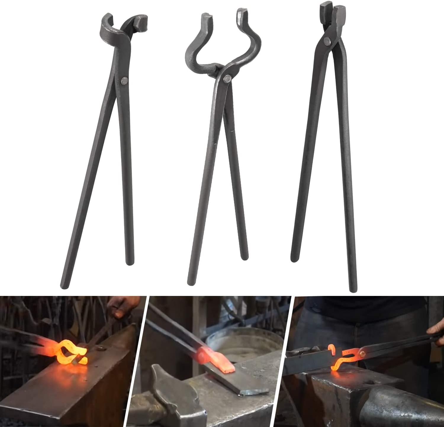Knife Making Tongs Set Blacksmith Bladesmith Knife Tong