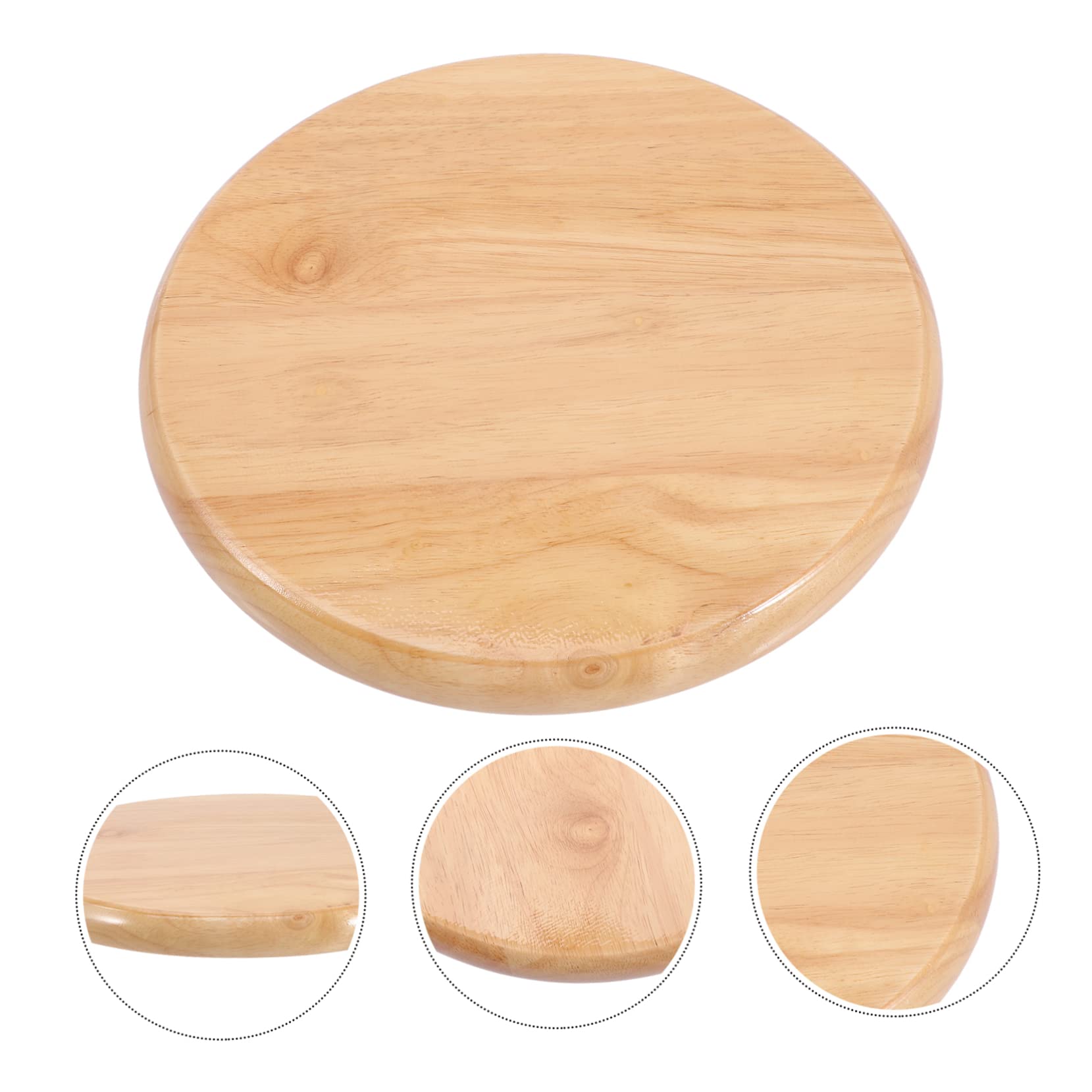 WOONEKY Sedile Sedia 2 Pcs Sedili Di Ricambio Industriali Sgabello Con Serratura Della Porta Del Capannone Sedia Rotonda Sedile In Legno Pezzo Di Sedile Fornitura