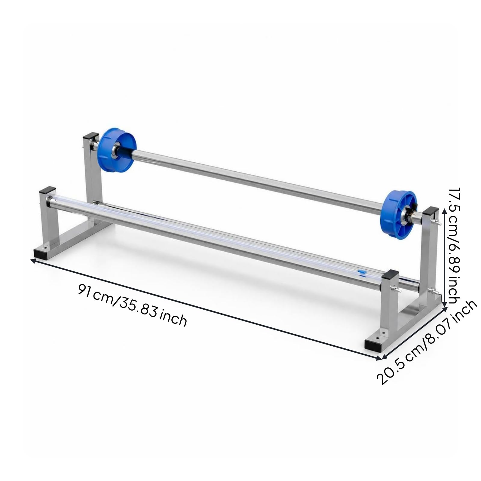 Dispensador Film Estirable Industrial Dispensador Película Elástica Compacto Portars para Embalaje, 80CM