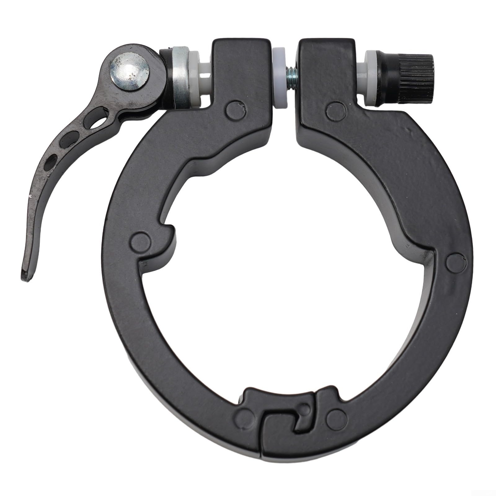 Zilimontt Support de fixation pliable en alliage d'aluminium pour Xiaomi/Pro/Pro2/1S/Mi3 - Stabilisateur de potence pour trottinette électrique - Accessoire pour réduire les oscillations et (noir)