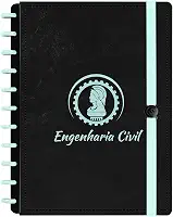 Caderno De Disco ISCOOL Inteligente G Verde Engenharia Civil