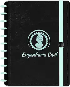 Caderno De Disco ISCOOL Inteligente G Verde Engenharia Civil