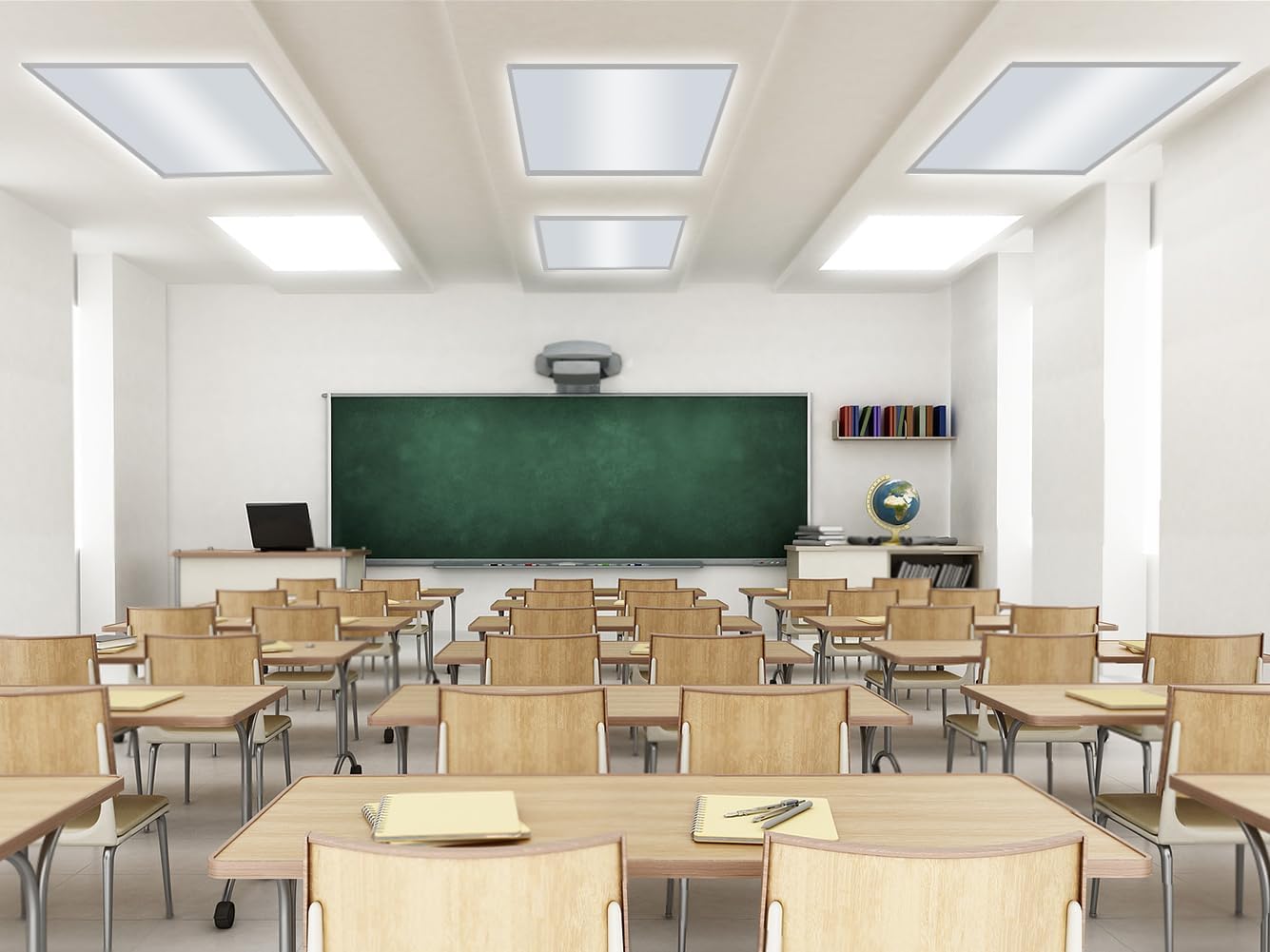 8 Pcs Fluorescent Light Covers, 4 x 2 Feet Magnetic Light Covers for Ceiling Lights Shade Panel, Drop Ceiling Light Filters Covers for Office Classroom School Home, Grey