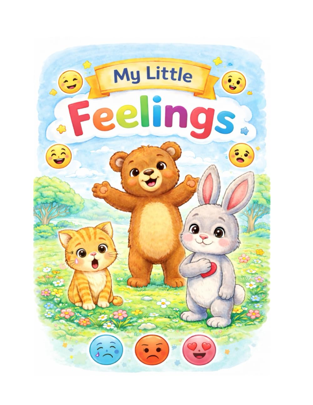 My Little Feelings: My Little Feelings is a gentle coloring book that helps children understand and express their emotions in a simple, friendly way.