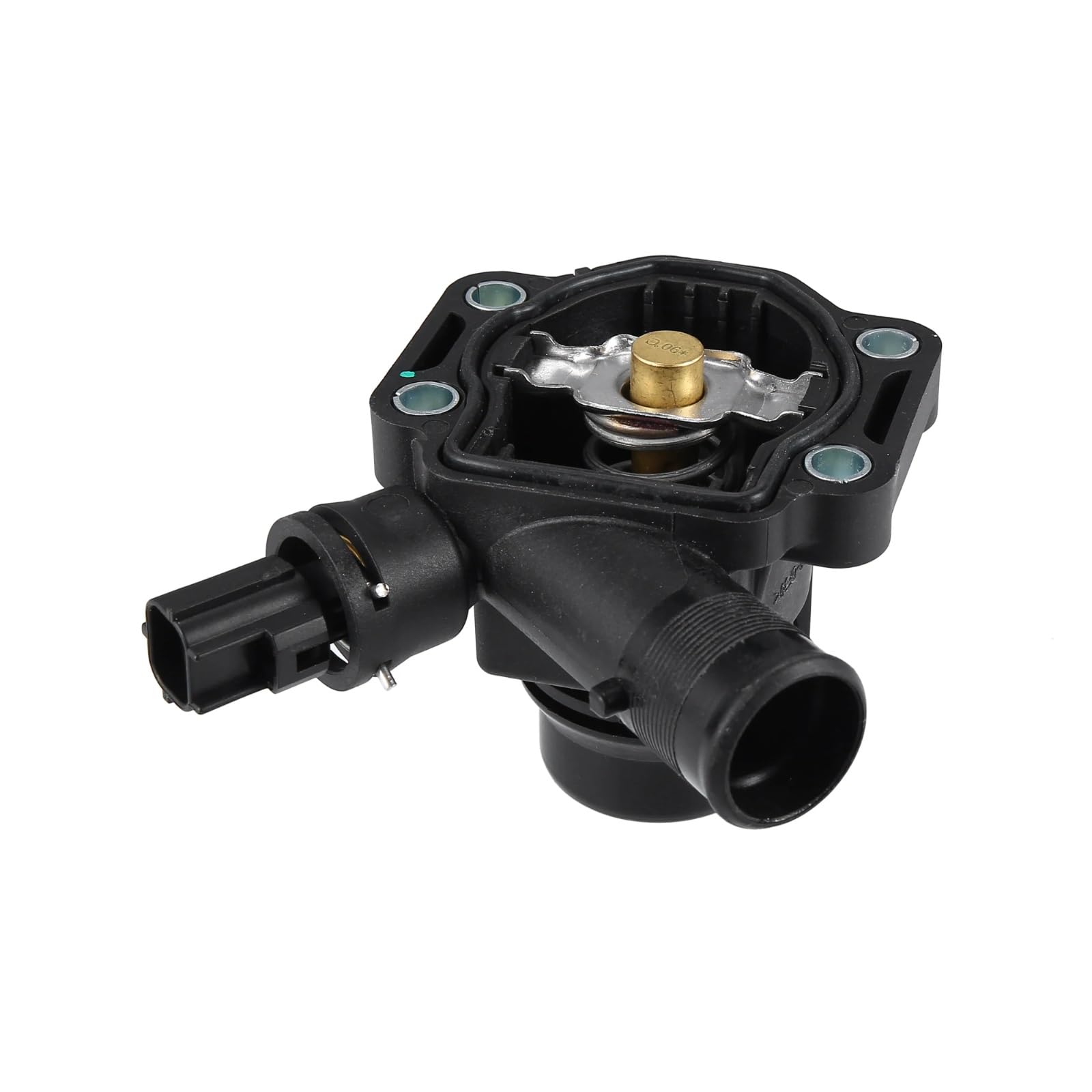 Engine Thermostat Assembly Compatible With Land For Rover LR2 2008 2009 2010 2011 2012 LR006071 Auto Thermostat Housing Assembly Thermostatic Coolant Control