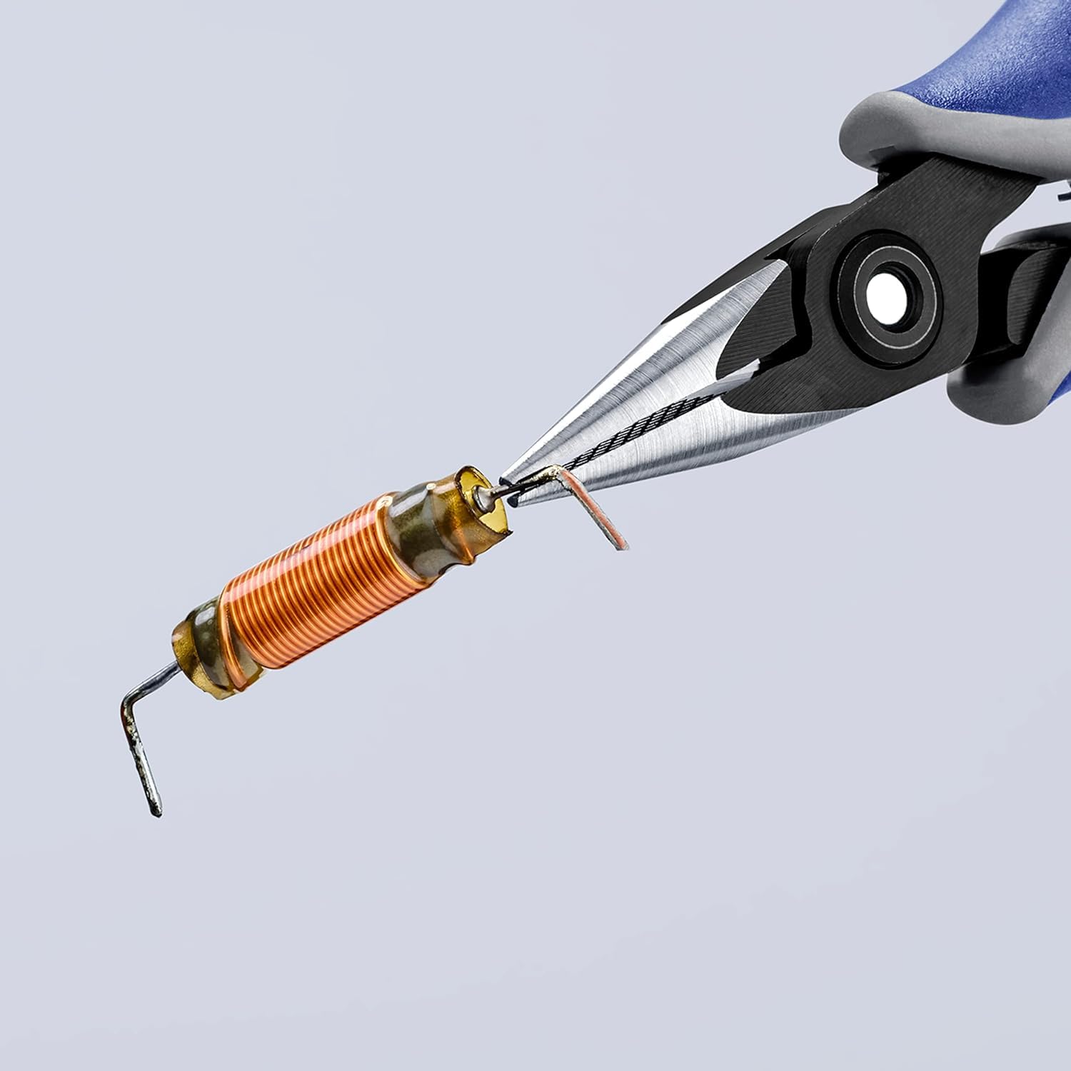 KNIPEX Pinza di precisione speciale per elettronica con impugnature multicomponente 130 mm, 34 52 130
