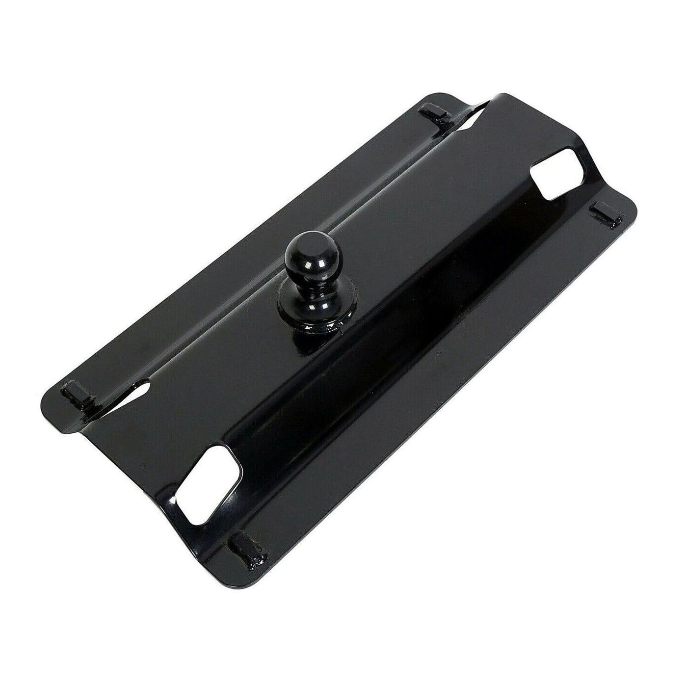 HDNAHEQ Fifth 5Th Wheel Trailer Hitch Mounting Kit Steel Rear Bike0241 for Toyota,for GMC,for Ford,for Dodge,for Chevy L 25 (in) * W 12-1/4 (in)-Size Black Fixed Ball Mount