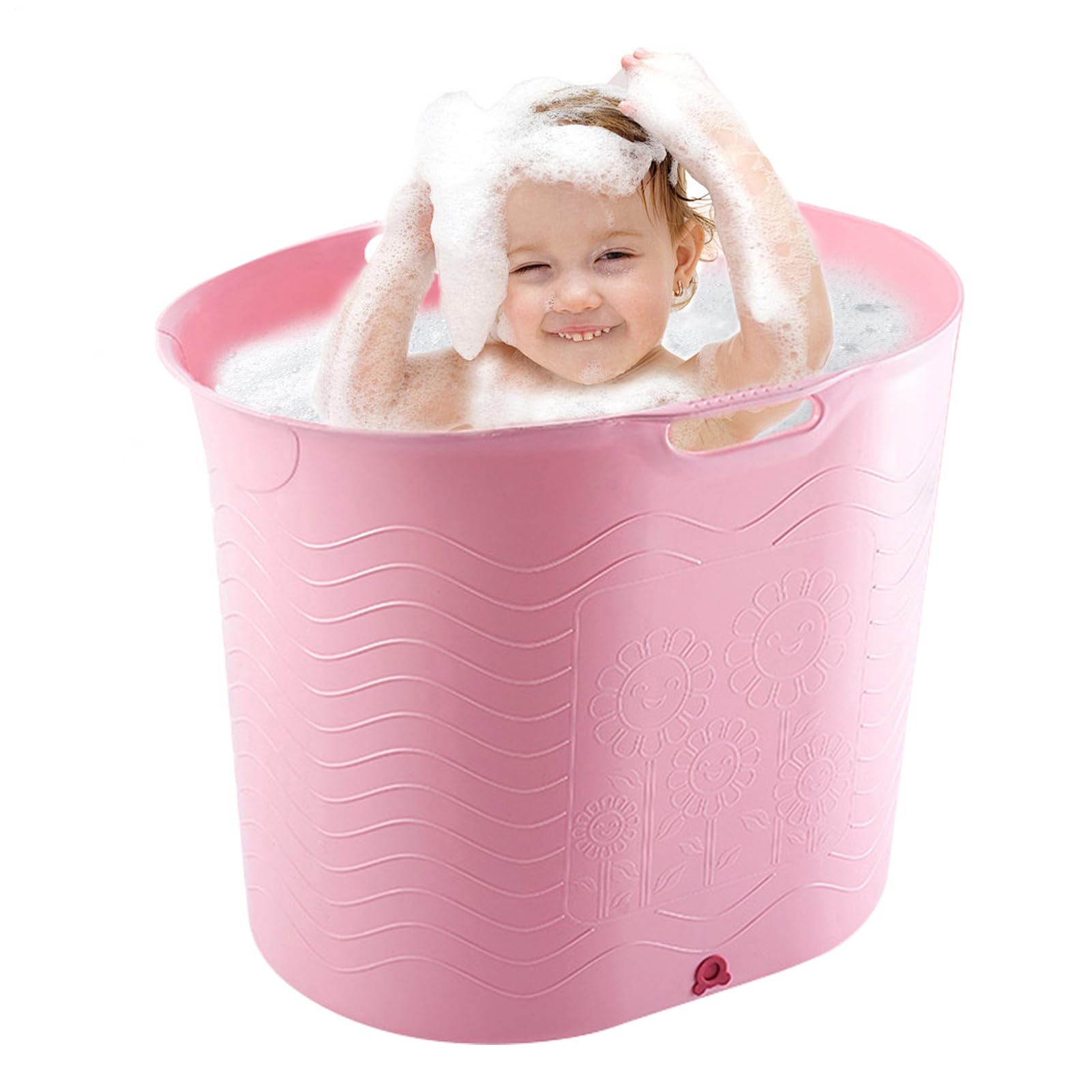 Duschbadewanne Für Kinder Zum Duschen Und Baden Tragbarer Badeeimer, | Sitzgelegenheit Badewannen-Zubehör Für Kaltwasser-Erholung, Eisbaden, Tragbar Für Drau