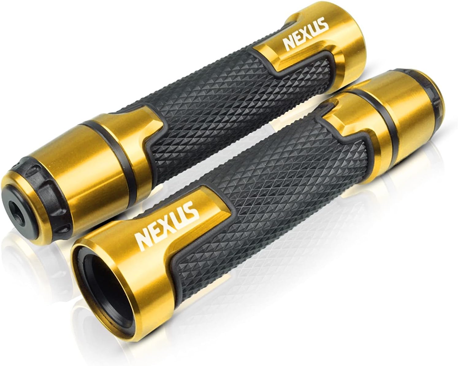 for GILERA Piaggio Nexus 300 500 125/200/250 All Years Motorcycle Handlebar Grips 7/8" 22mm Anti Skid Rubber Grips Caps Plugs Handle Bar Ends (Color : G)