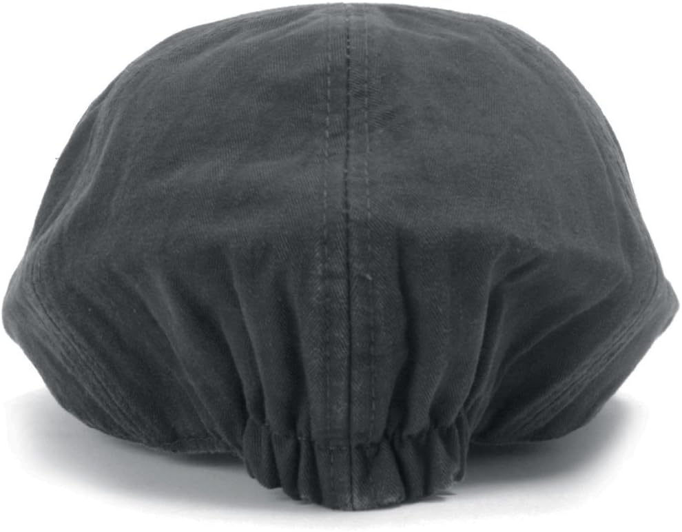 ililily Washed Cotton Flat Cap Cabbie Hat Gatsby Ivy Irish Hunting Newsboy Stretch Big Hat