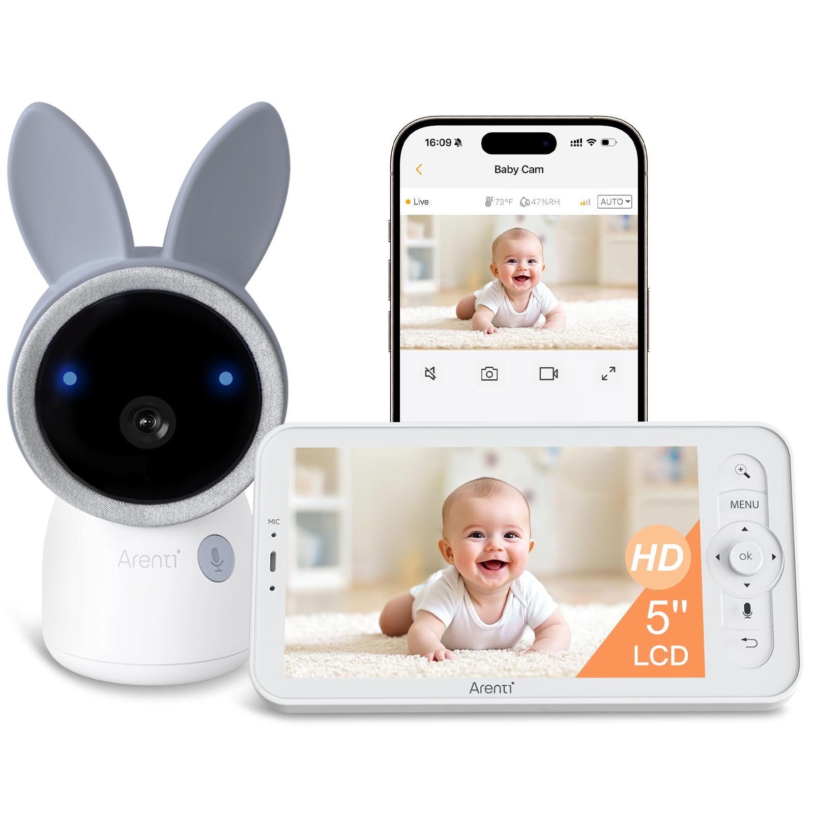 4MP Smart Baby Monitor