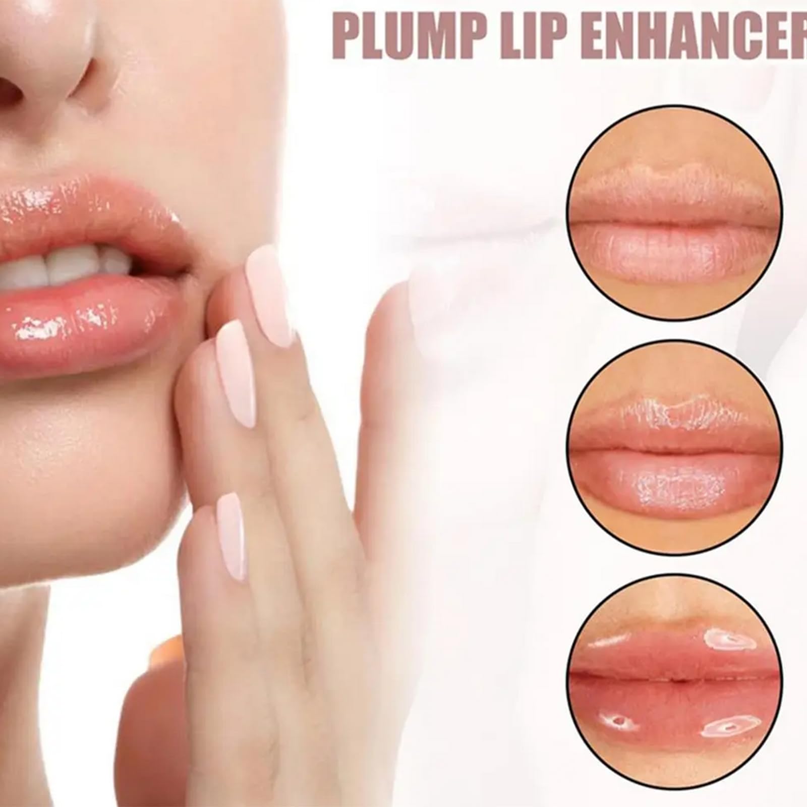 Lip oil set, 4piece set of fresh fruit lip oil lip makeup base