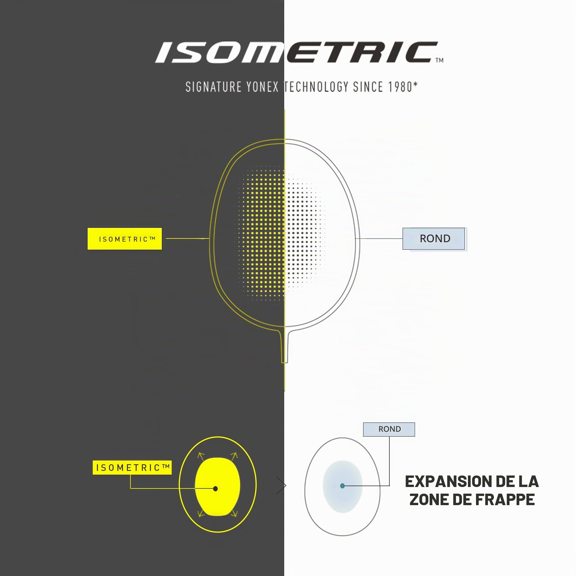 Yonex GR 303i Raquette de Badminton | avec Couverture complète | Couleur : Noir | Taille : Standard | Matériau : Aluminium | pour débutants | Forme : isométrique | Haute durabilité | Légère pour Un