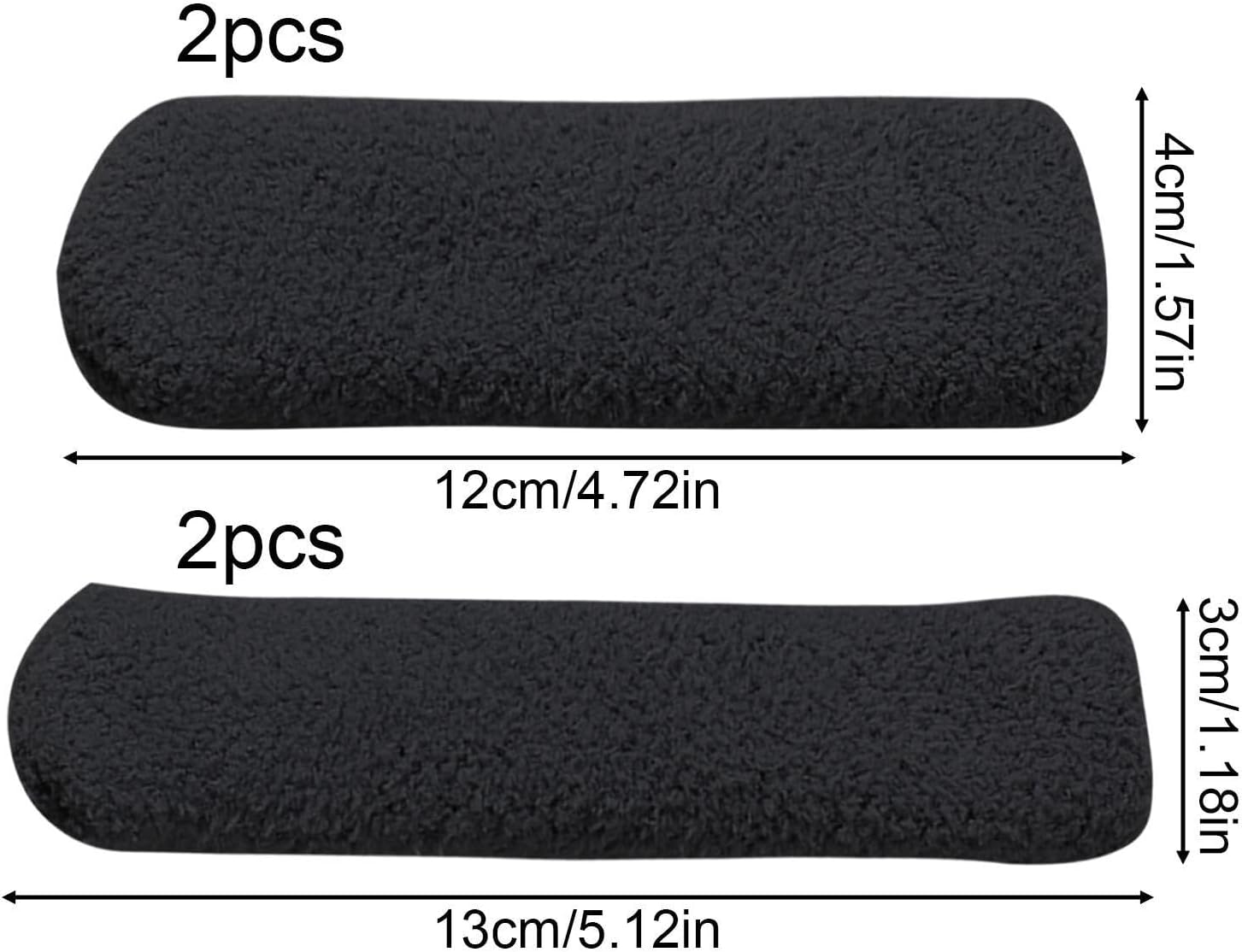 Soft Motorcycle Grips - Anti-Slip Soft Plush Wrap for Bike Handlebars, Includes Brake Lever Covers | Granule Fleece and Silicone Grip Protection for Adventure, Commuting, Short Trips, Men and Women