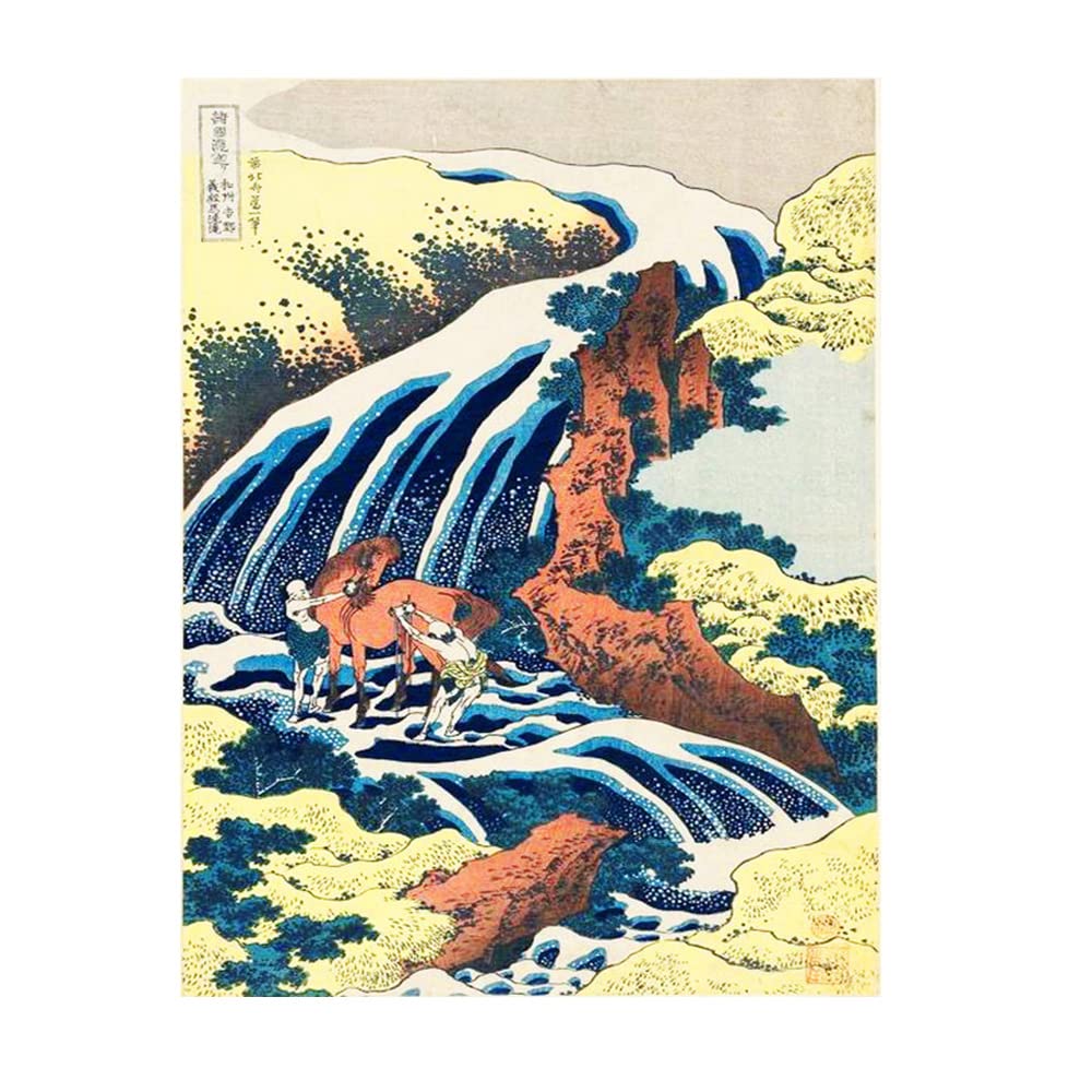 Amazon｜手描きの日本の壁画《馬》手作りアクリル画繊細な復元