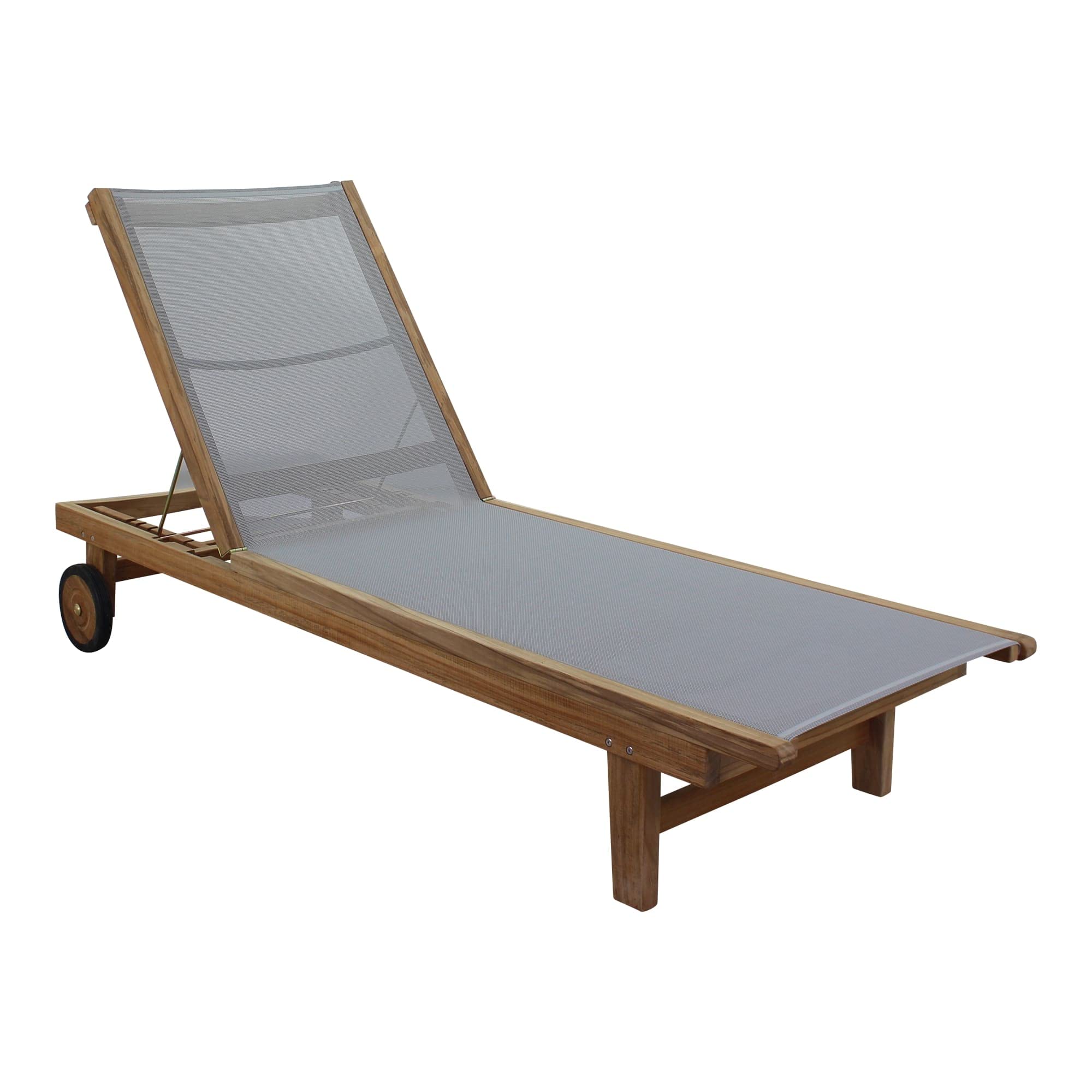 Courtyard Casual Deck Side Collection Chaise Loungers, 26, Natural
