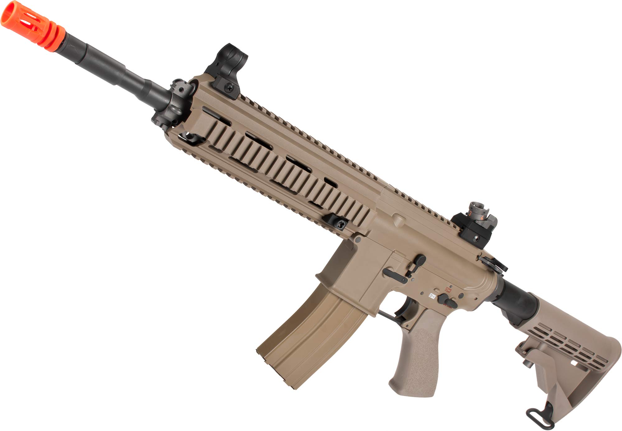 Airsoft - WE-Tech Open Cycling M4-SOL Carbine V3 GBB Airsoft Rifle (Color: Dark Earth)