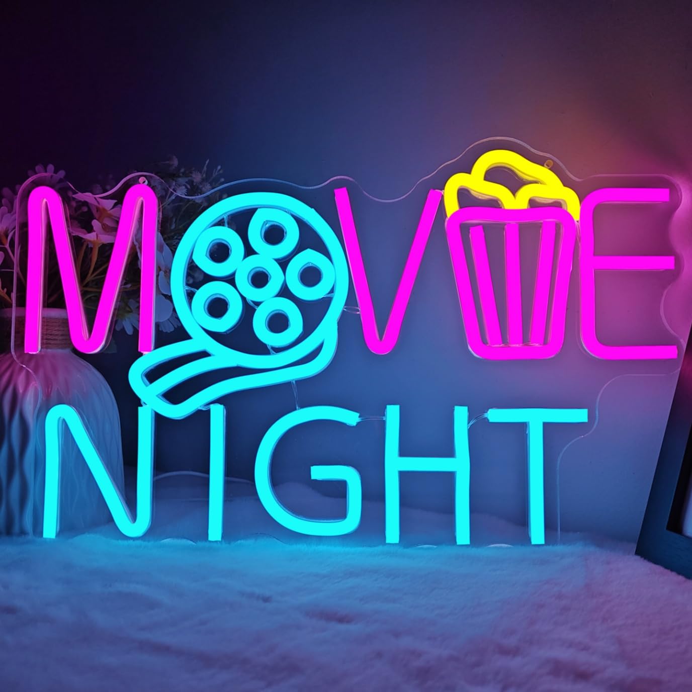Looklight Cinema Enseigne au néon pour salle de cinéma | FindTheDeal