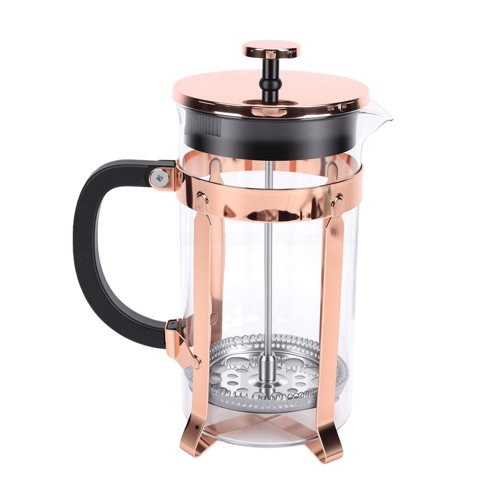 Cafetière à Presse Française en Verre Borosilicate Durable 1000ML pour le café et le thé à la Maison