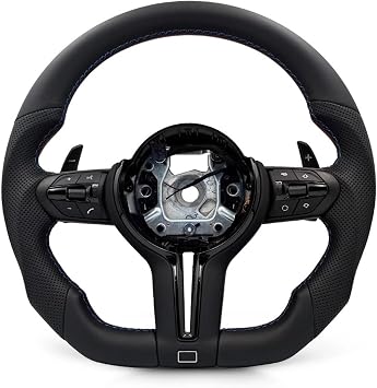 Flat Bottom Black Button M Volant Steering Wheel For BMW 3 Series E90 E91 E92 E93 X5 E70 E71 X6 E72 E53 E84 E89 E81 E87 E82 E88
