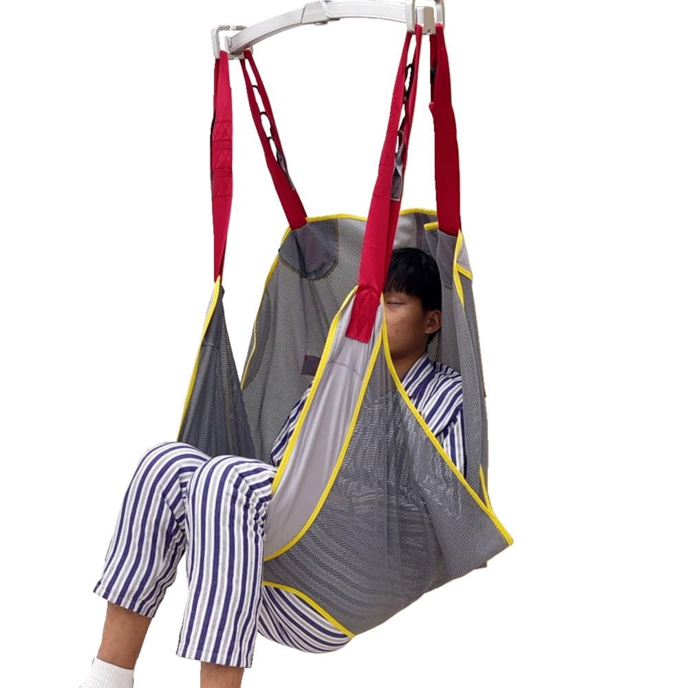 Arnés Elevación Paciente Cuerpo Completo, Eslinga De Elevación,para Posicionamiento Y Elevación De La Cama,Enfermería, Cuidador 507 Libras No Incluye grua M