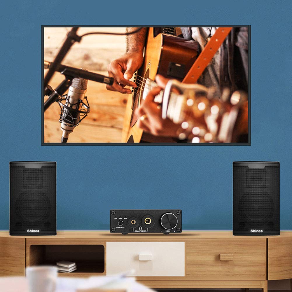 Decodificatore audio, decodificatore audio senza perdita DAC, convertitore da digitale ad analogico, amplificatore per cuffie DAC, uscita USB/coassiale/ottica RCA/amplificatore per