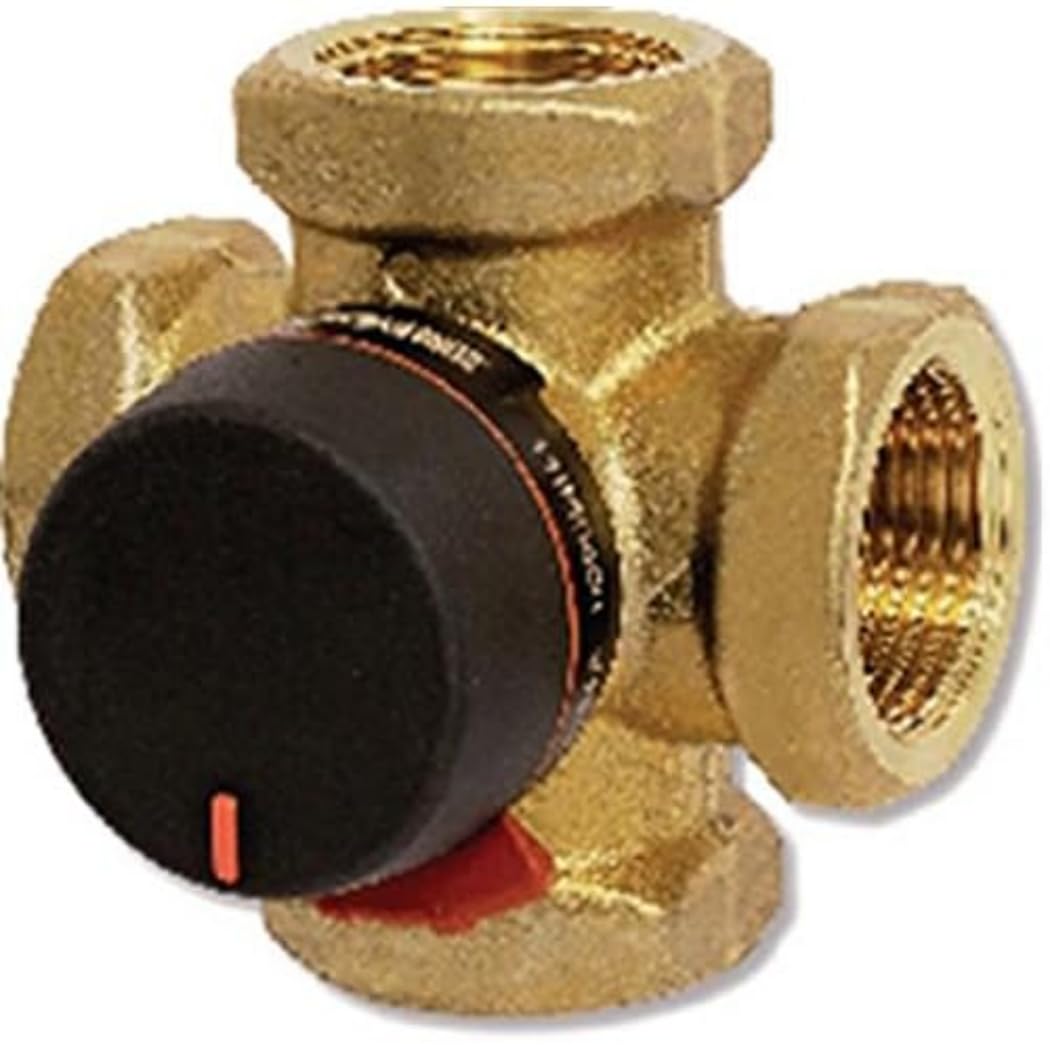 VRG141 4-way mixing valve – DN25 PN10, laiton