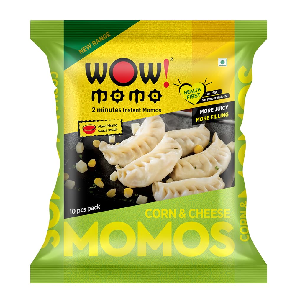 Wow! Corn & Cheese Momos 10pcs
