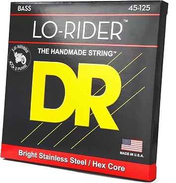 DR Base Strings, 5 Strings, LO-RIDER Stainless Steel, .045-.125, MH5-45
