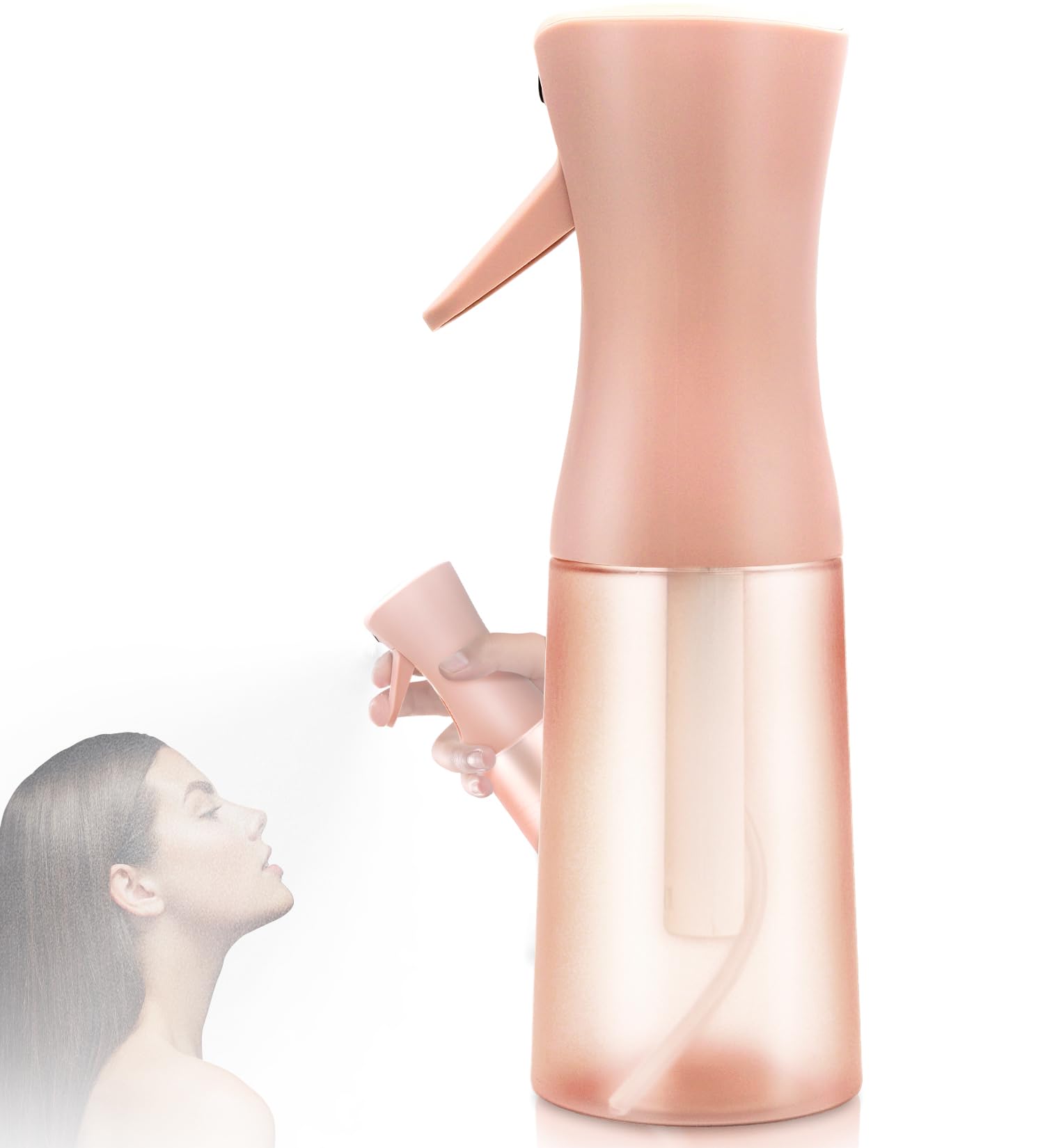 HAZMA Sprühflaschen 2er Set - 200ml Für Haare, Pflanzen & Hautpflege In Rosa & Lila