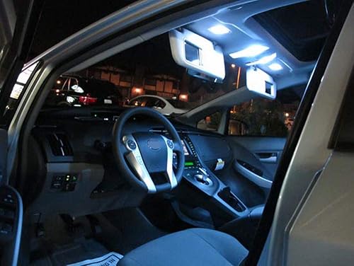Miniatura 3 de ijdmtoy Premium SMD LED luces interior del paquete Combo para 2011-up Mazda 2, Xenon Blanco