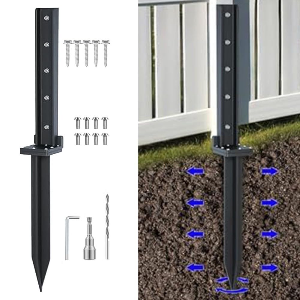 Kit de réparation de poteaux de clôture en acier inoxydable pour une performance durable et une stabilisation fiable dans diverses utilisations