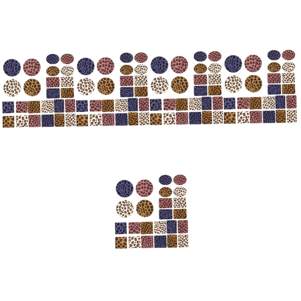 NUOBESTY 5 Set Toppe Decorative Stile Per Abbigliamento Resistenti All Usura Patches Sostituibili Per Giubbotti E Accessori Fashion 24 Pezzi * 5