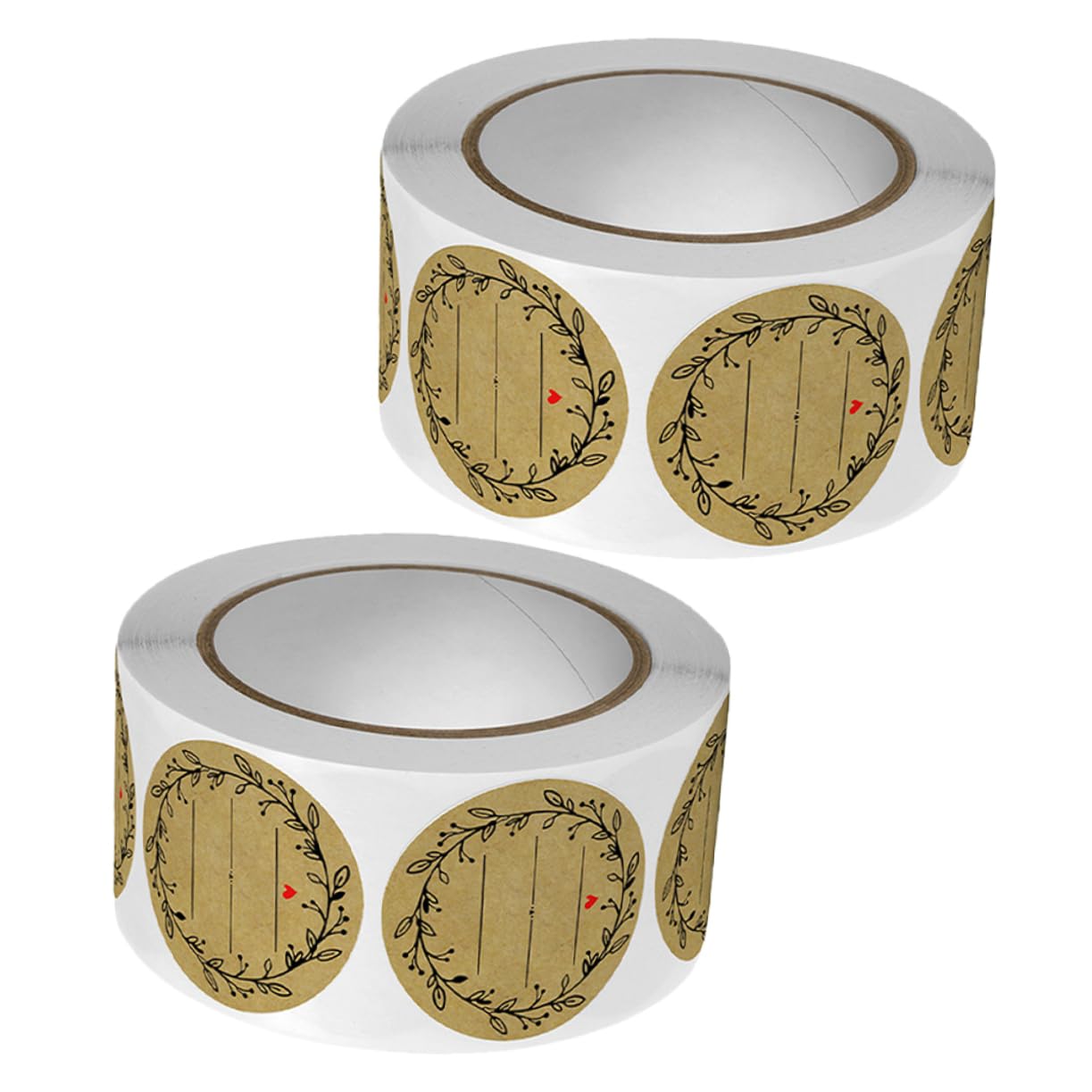 HOMSFOU 3 Set Etichette Adesive Rotonde Per Decorazione E Chiusura Adesivi Autoadesivi Per Dolci Confezioni E Barattoli Facili Utilizzare E Rimuovere Per Cucina 2 * 3