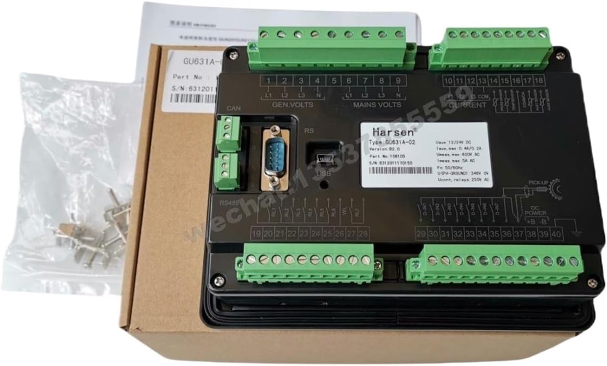 GU631A GU631 Diesel Generator Set Self-Starting Multi-Function Controller Computer Board Display(GU631A-00)