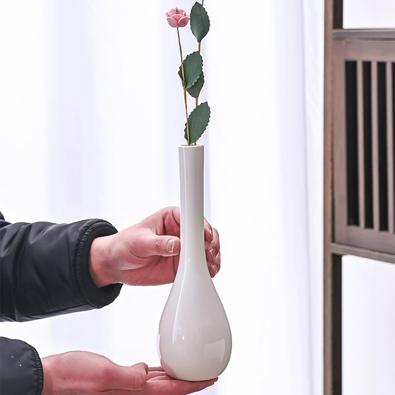 Wazony na kwiaty, Wazon ceramiczny | Scenariusz użycia: Stół do jadalni weselnej Stół do jadalni w biurze i sypialni