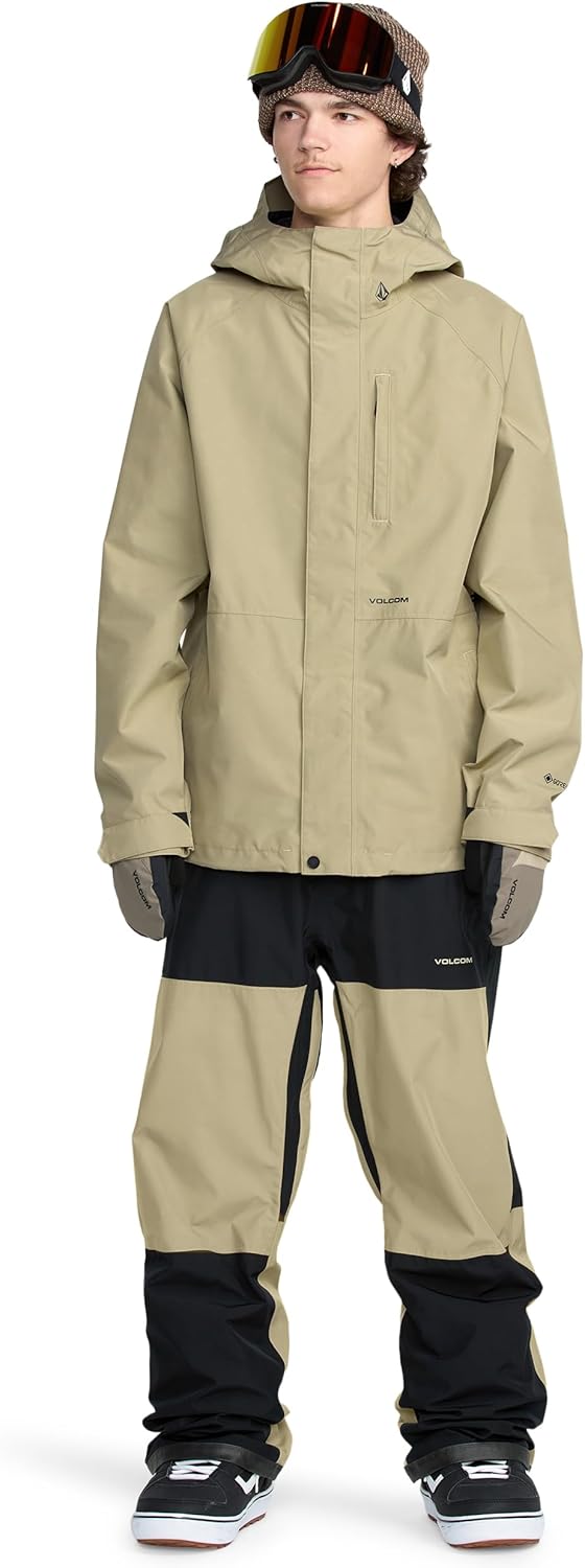 Volcom Men's Dua Insulated Gore-tex Snowboard Jacket – 2-layer, Fully Taped, Zip Tech®