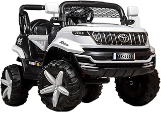 سيارة ركوب كهربائية للأطفال اليانور مع جهاز تحكم عن بعد من دريم لاند، لون أبيض TTF-6655