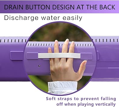 EROK 32 Keys Melodica Keyboard Instrument - Portable with Carrying Bag, Ideal for Beginners & Adults Gift (Purple)
